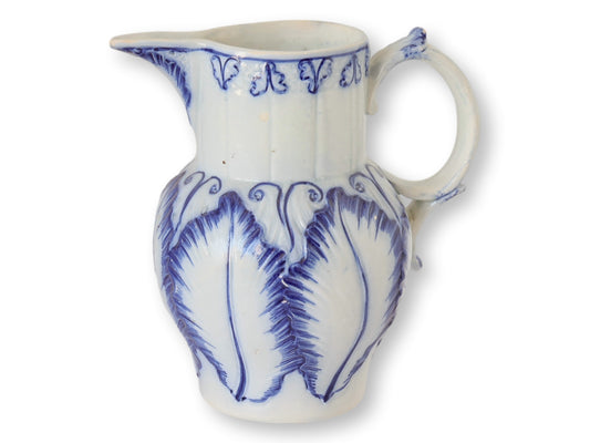 C. 1830s English Pearlware Feather Edge Pitcher