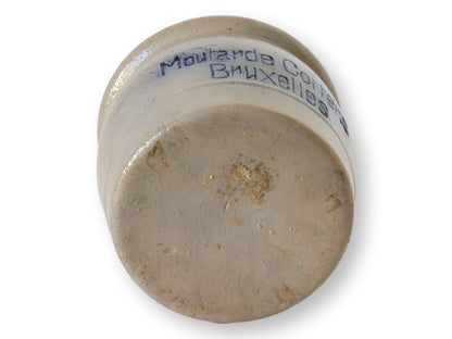 Antique Belgian Stoneware Mustard Pot w/ Spoon – Bruxelles