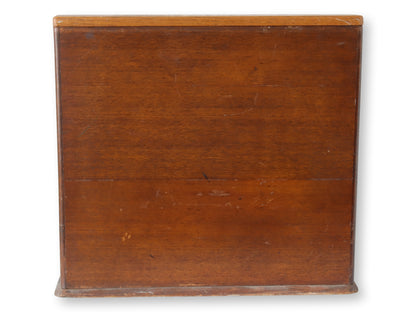 Antique Tabletop Roll Top Desk Organizer