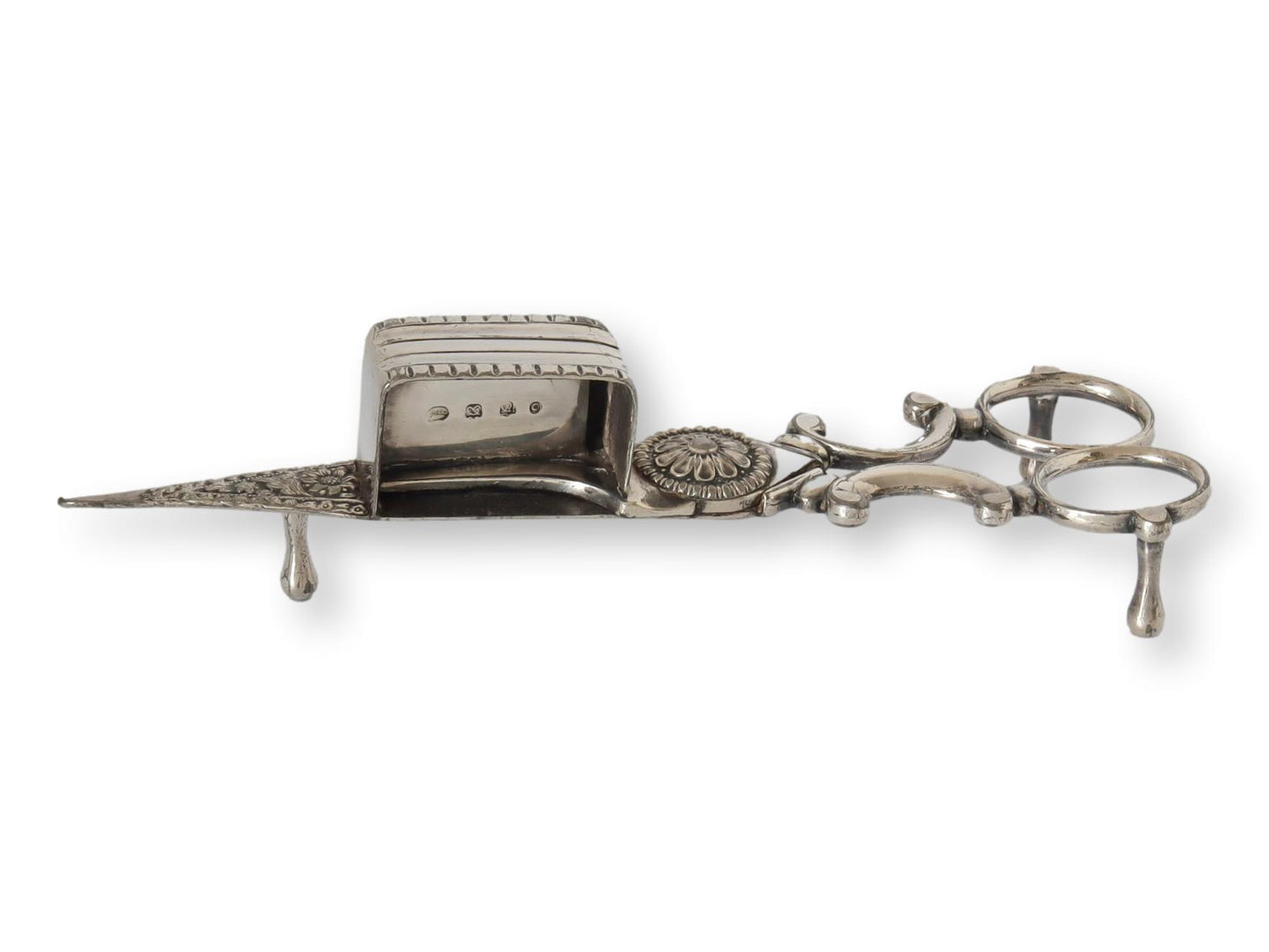 Early 1900s English Silver-Plate Candle Snuffer