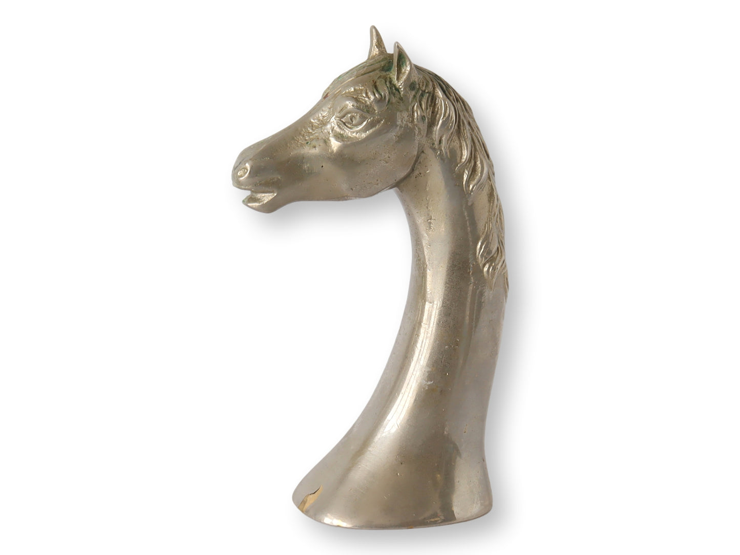 Midcentury English Silver-Plate Horse Head Bottle Opener