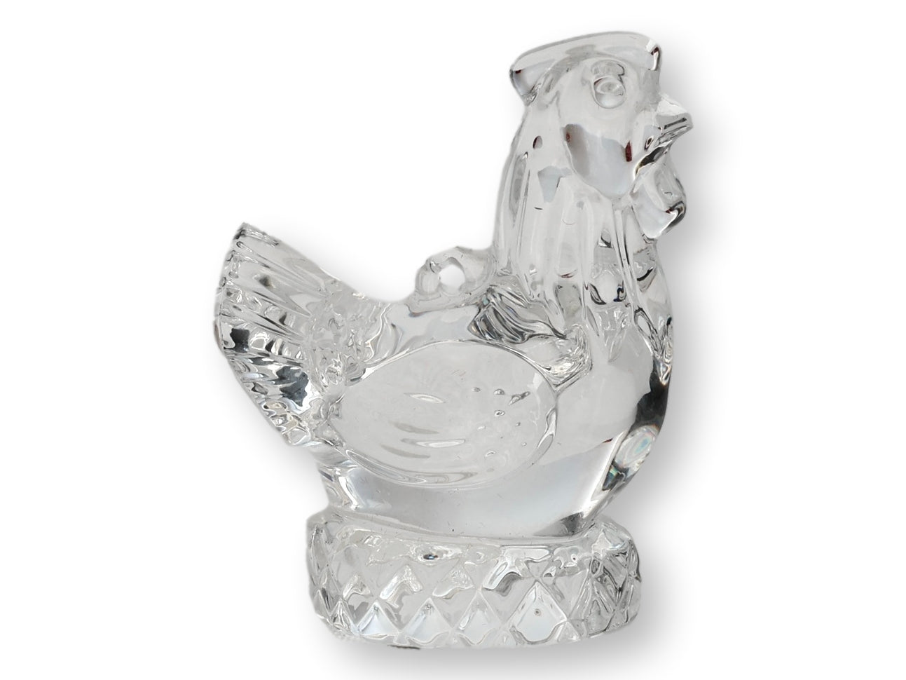 Waterford “Three French Hens” Crystal Ornament – 1997