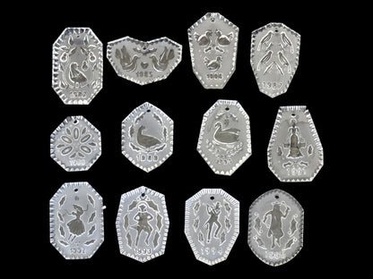 Waterford “12 Days of Christmas” Complete Ornament Set