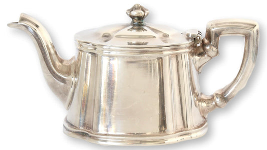 Hotelware Single Serve Silver-Plate Teapot