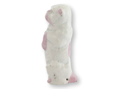 Antique Porcelain Begging Pug Dog