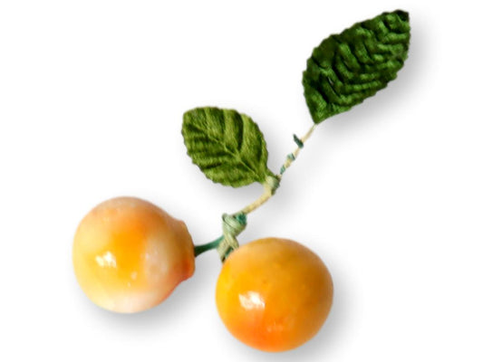 1960s Italian Alabaster Rainier Cherry Cluster