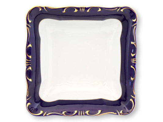 Pompadour III Cobalt & 18K Vegetable Bowl