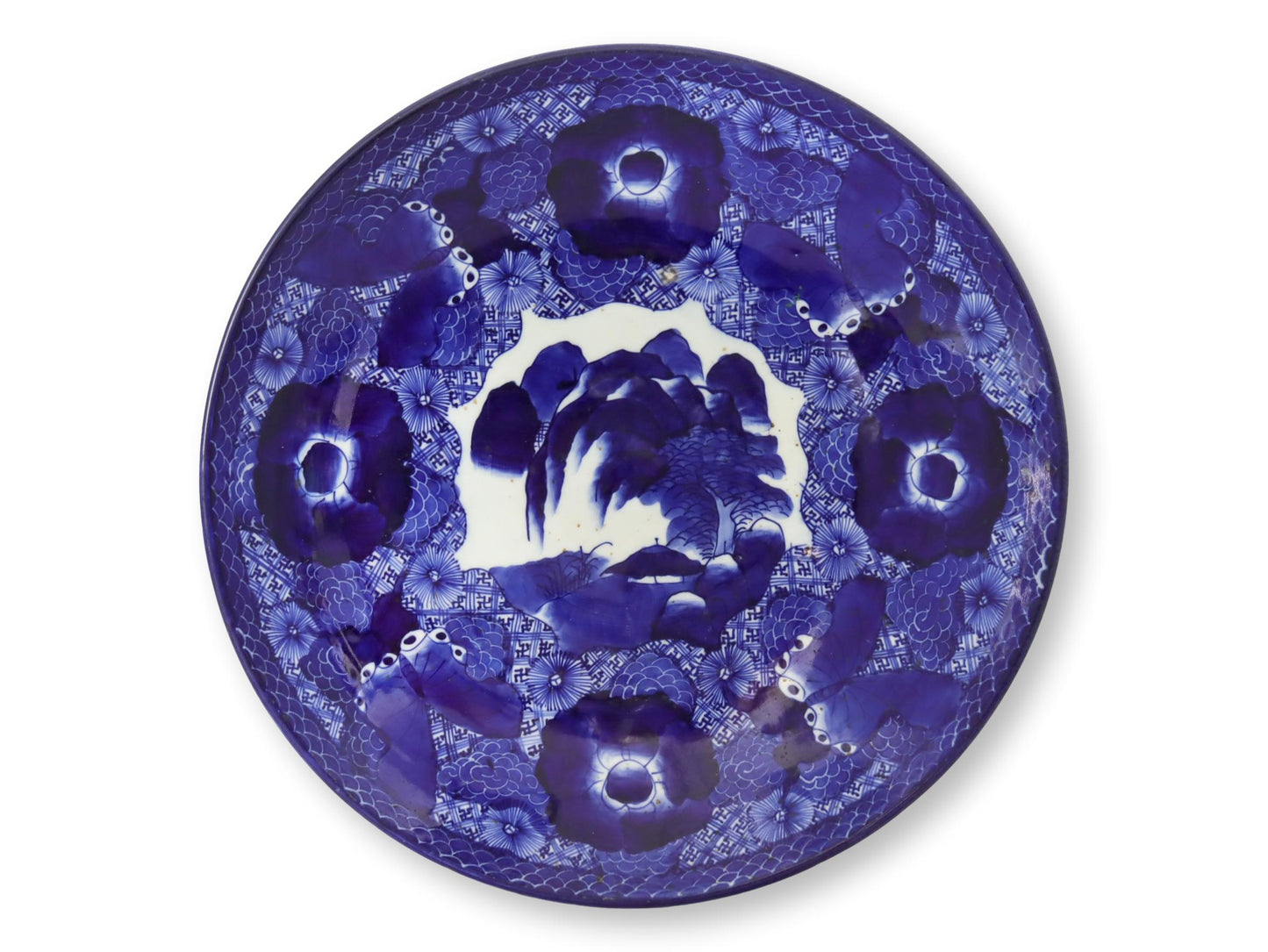 Large Japanese Porcelain Charger