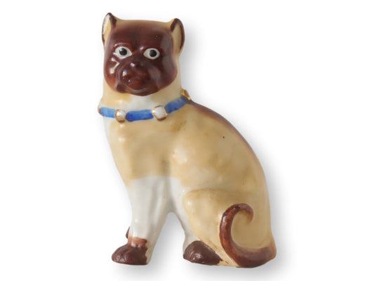 Antique Dresden Porcelain Pug