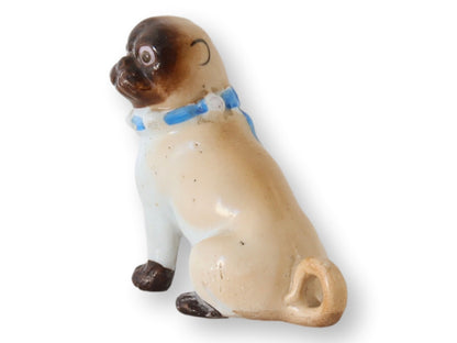 Antique Dresden Pug Dog