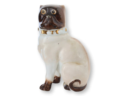 Antique Dresden Pug Dog