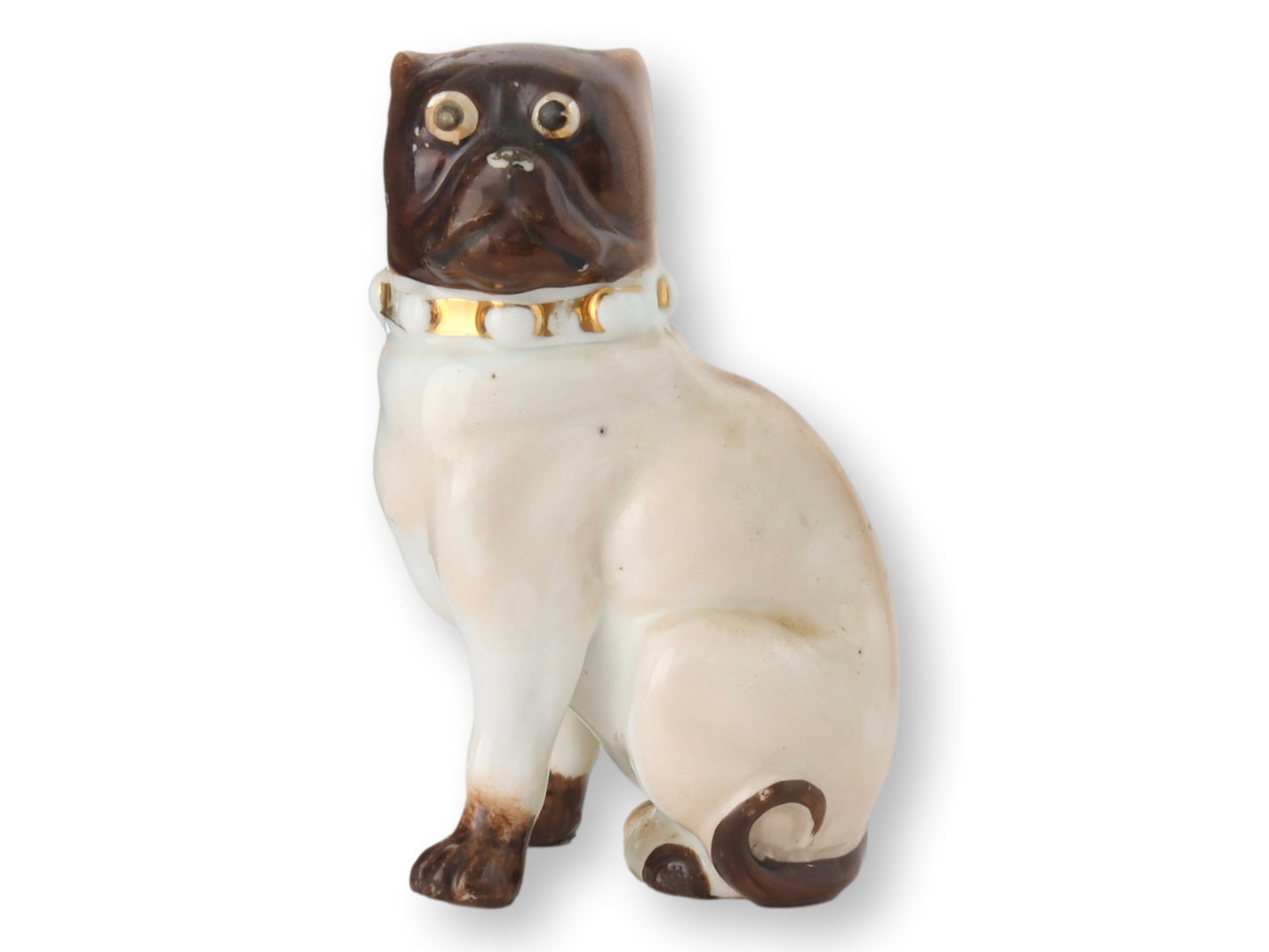 Antique Dresden Pug Dog