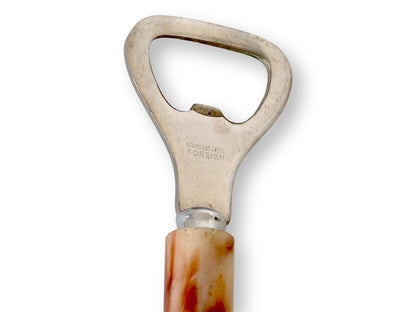 Midcentury French Polished Natural Horn Bottle Opener