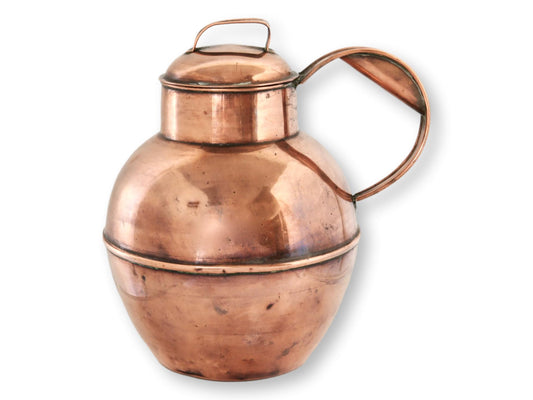 Antique English Copper Guernsey Milk Jug