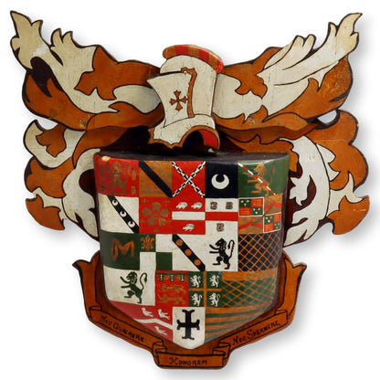 English Coat of Arms Wall Hanging