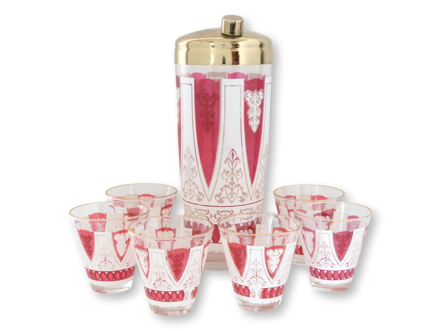 Midcentury Cocktail Shaker Beverage Set