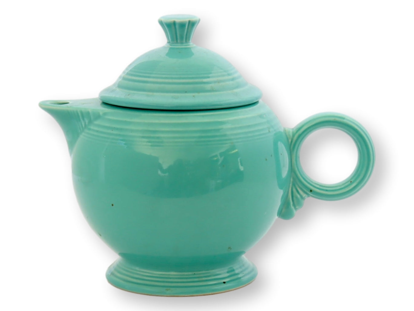 Vintage Fiestaware Sea Mist Color Teapot