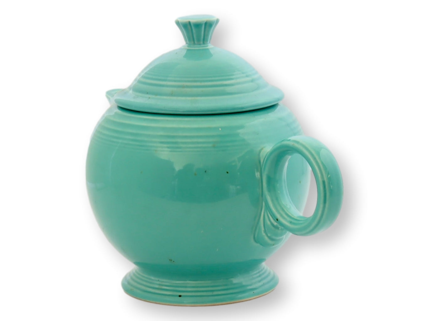 Vintage Fiestaware Sea Mist Color Teapot