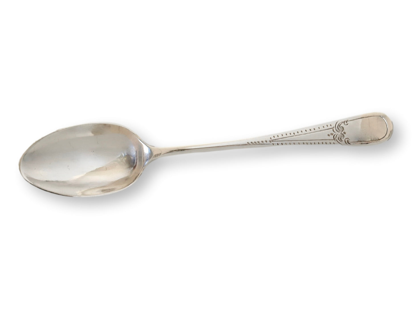 East 20th-C. English Coffee Spoons w/ Sugar Tongs