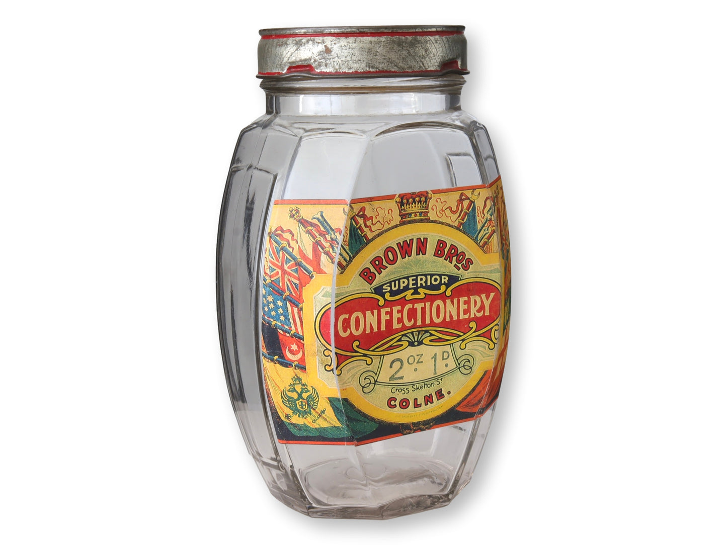 Early 20th-C. English General Store Confectionary Jar