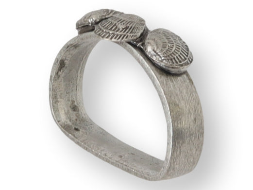 Pewter Seashell Napkin Rings (Set of 6)