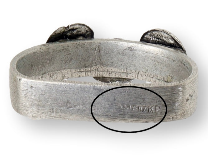 Pewter Seashell Napkin Rings (Set of 6)