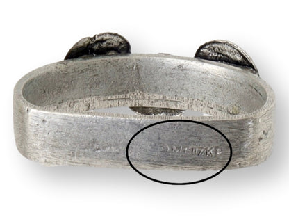 Pewter Seashell Napkin Rings (Set of 6)