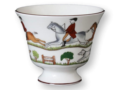 Vintage Coalport Hunting Scene Tea Cup