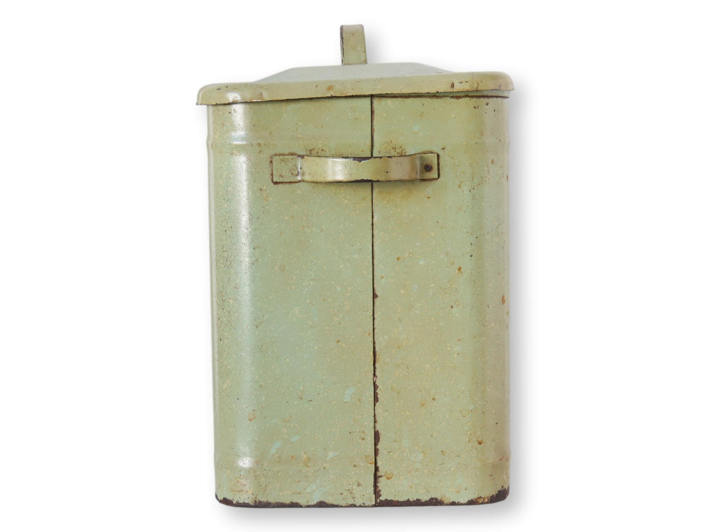 English Enameled Flour Canister