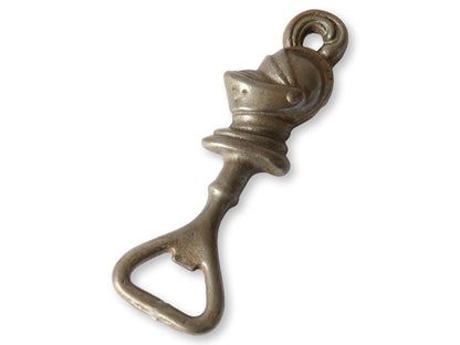 Vintage Knights Helmet Bottle Opener