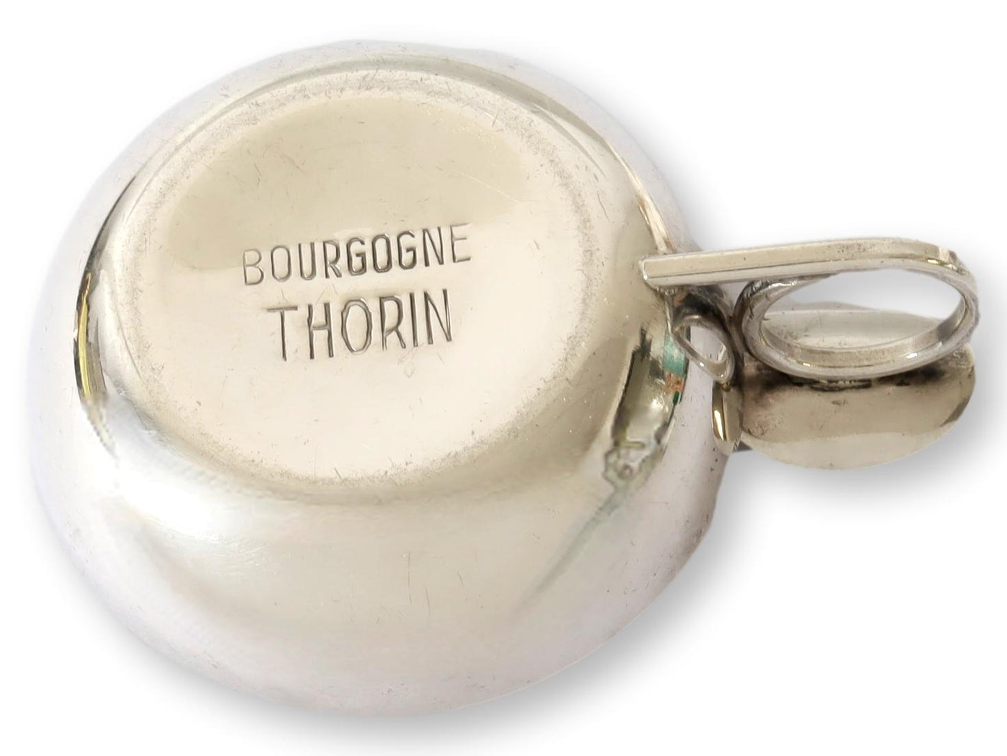 Midcentury French Silverplate Wine Taster (Tastevin) – Bourgogne Thorin