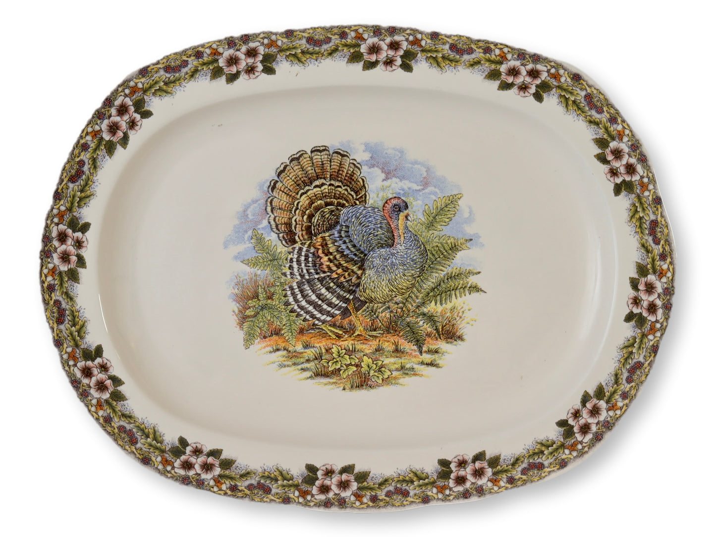 Midcentury English Turkey Platter