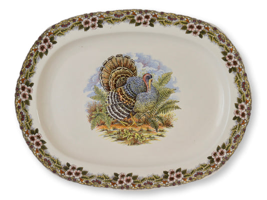 Midcentury English Turkey Platter