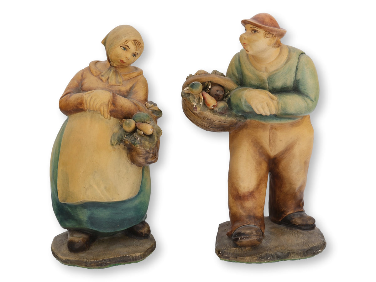 Italian Peasant Sculptures by Guido Cacciapuoti