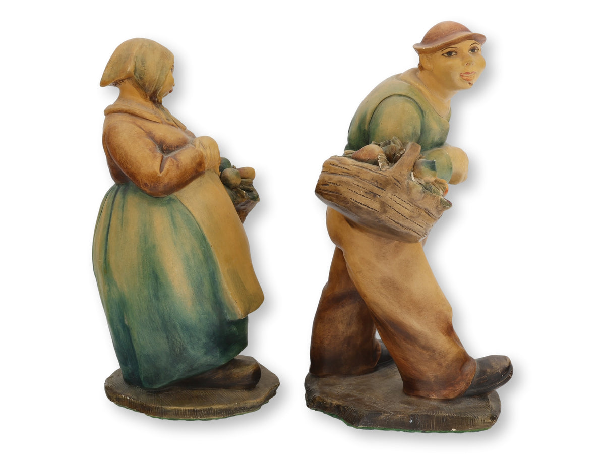 Italian Peasant Sculptures by Guido Cacciapuoti