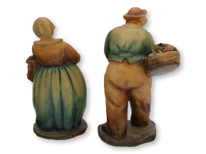 Italian Peasant Sculptures by Guido Cacciapuoti