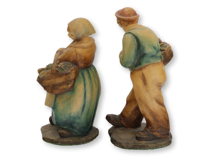 Italian Peasant Sculptures by Guido Cacciapuoti