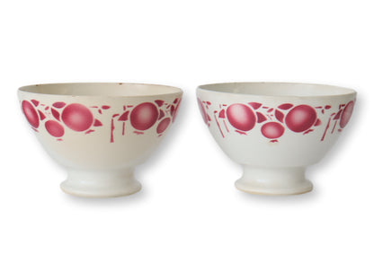 Vintage French Cafe au Lait Bowls