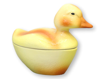 French Majolica Duckling Pâté Tureen