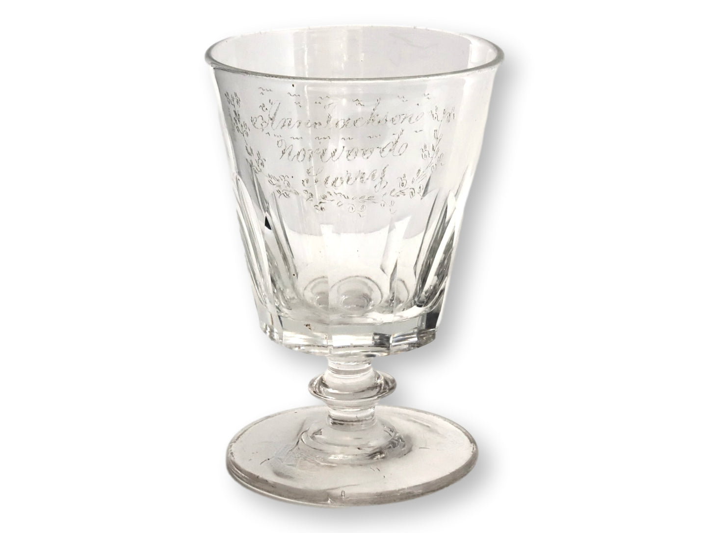 1760s Georgian Crystal Wedding Chalice