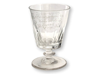 1760s Georgian Crystal Wedding Chalice