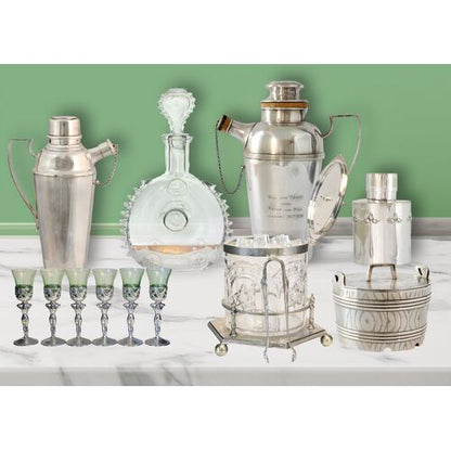 Art Deco Nude Ladies Liqueur Glasses, Set of 6