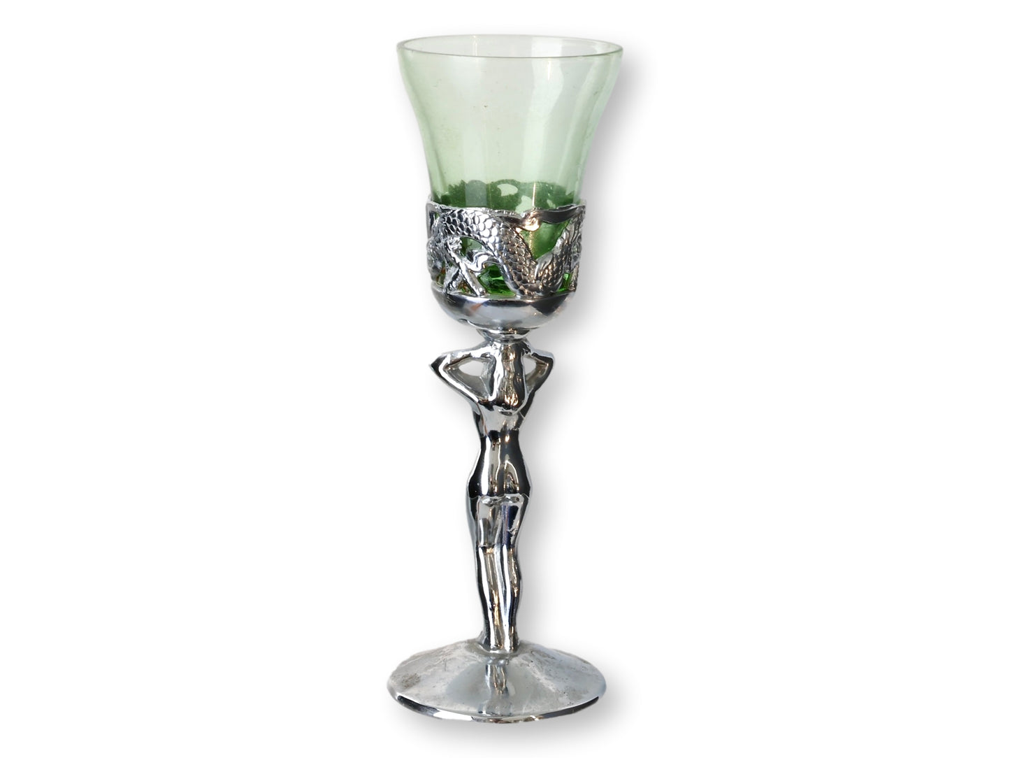 Art Deco Nude Ladies Liqueur Glasses, Set of 6