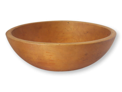 American Hand Turned Wood Dough Bowl