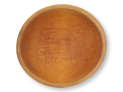 American Hand Turned Wood Dough Bowl