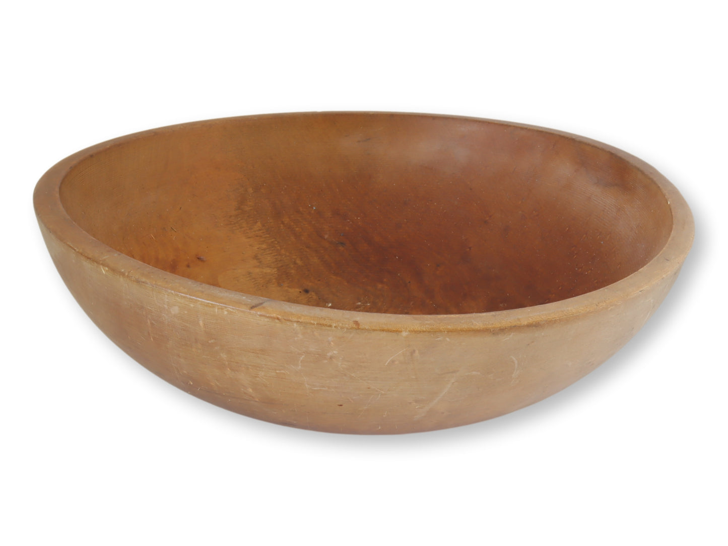 American Hand Turned Wood Dough Bowl