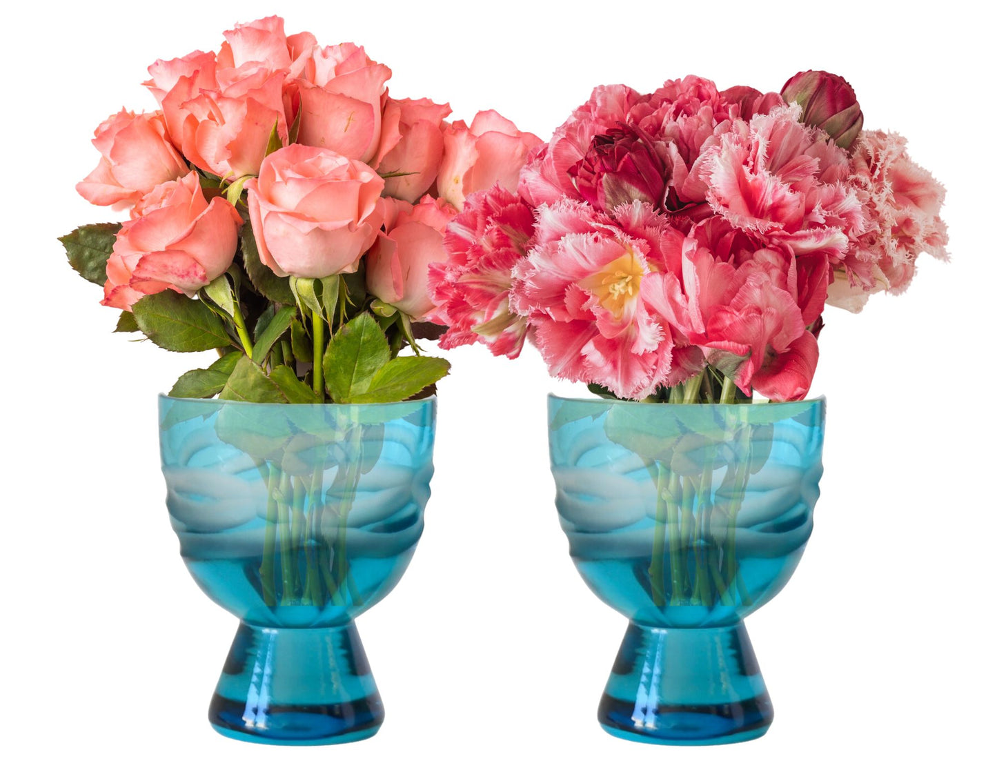 Waterford Evolution Heavy Crystal Pedestal Vases