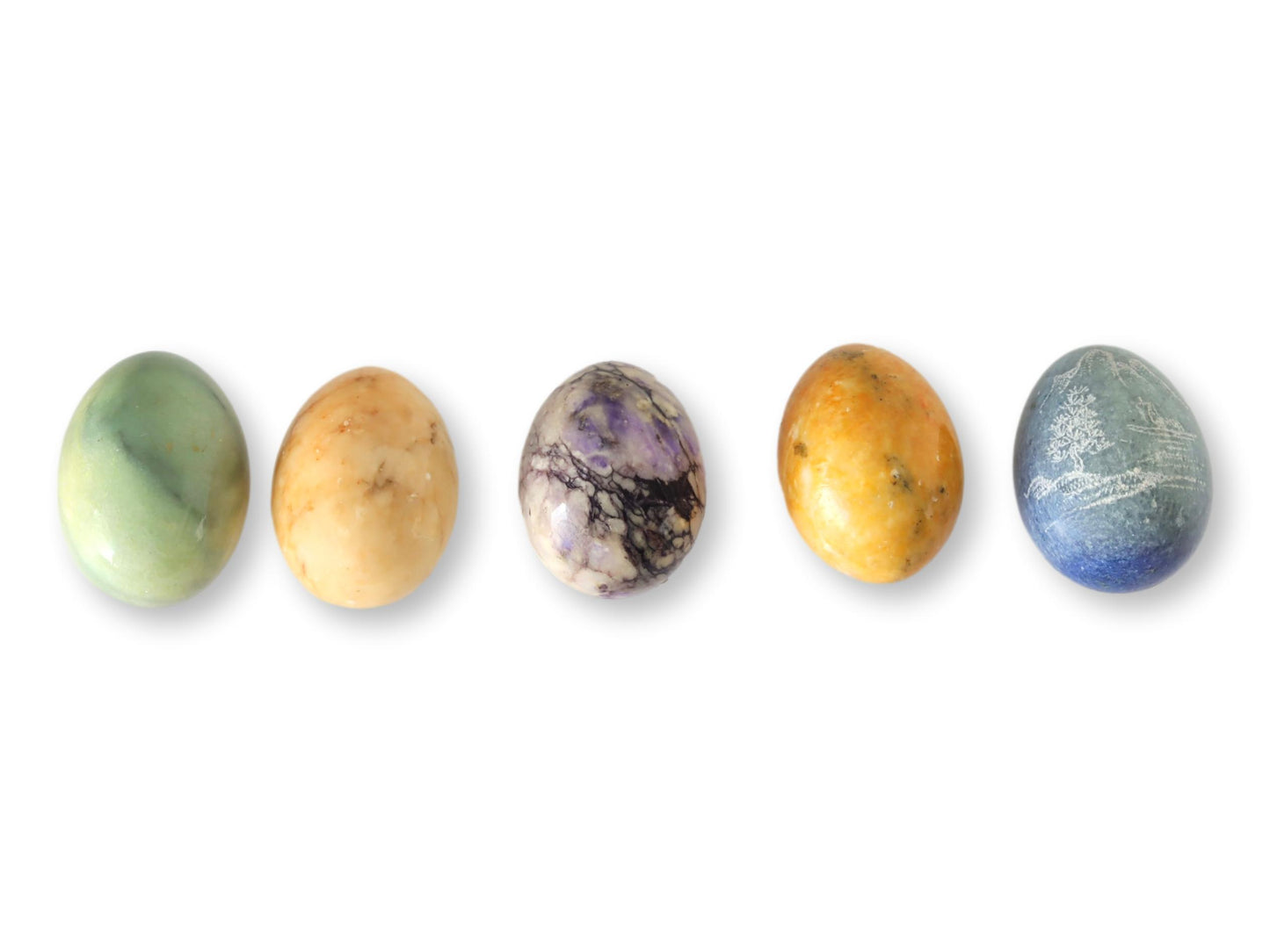 Italian Alabaster Natural Stone Eggs