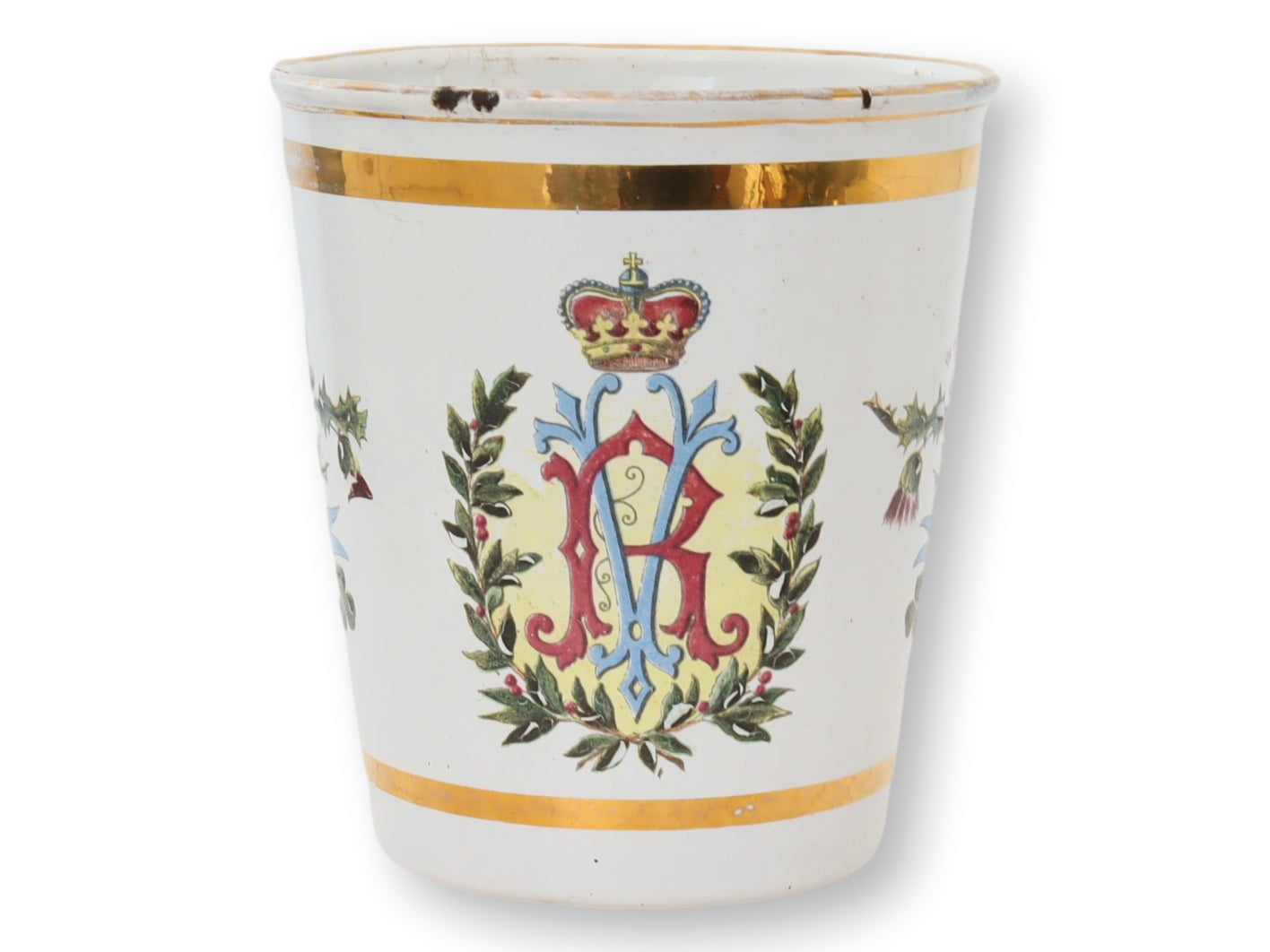 1897 Diamond Jubilee of Queen Victoria Enameled Beaker