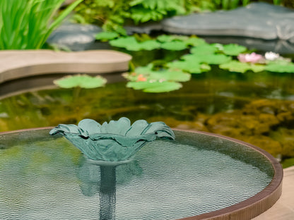 Large Annieglass Water Lily Bowl